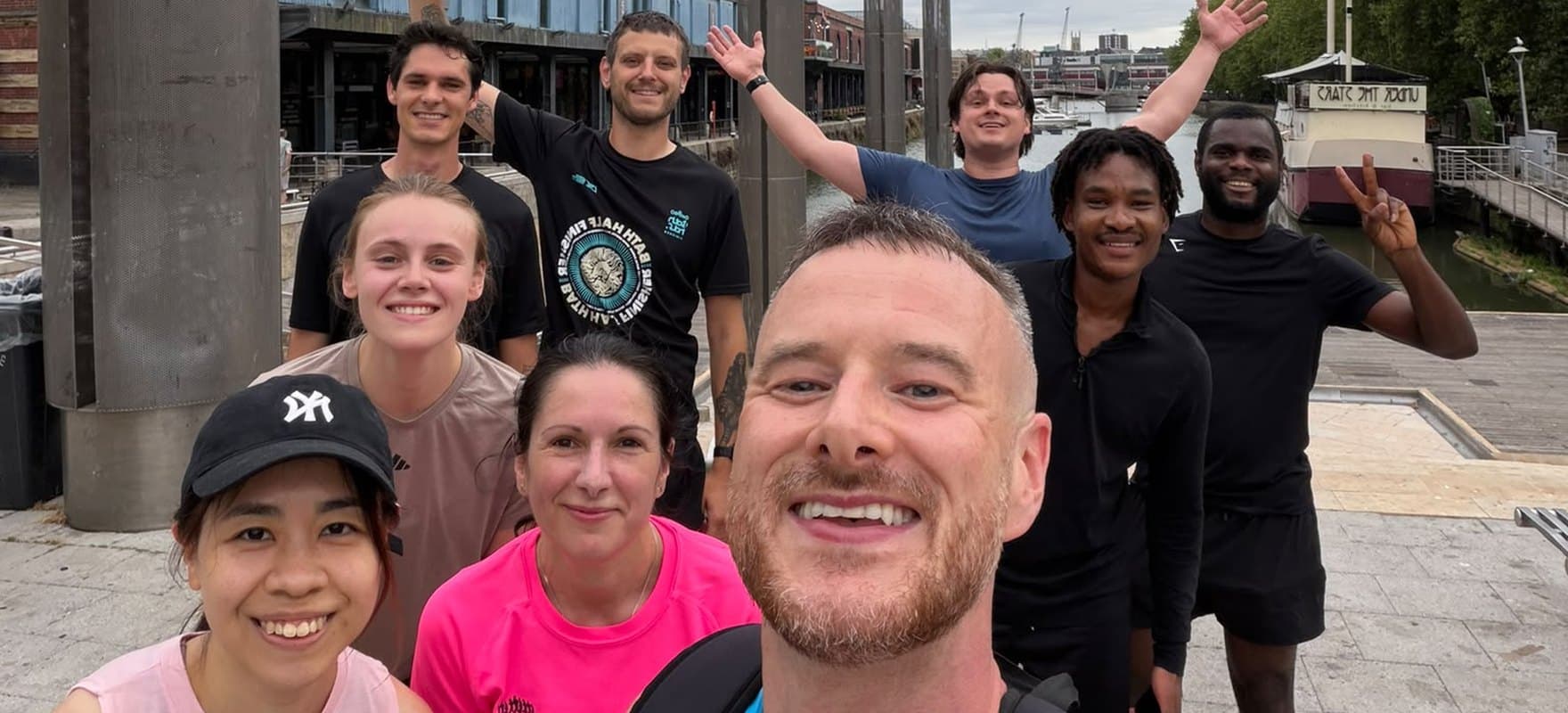 ALT RESIDE run club out with residents